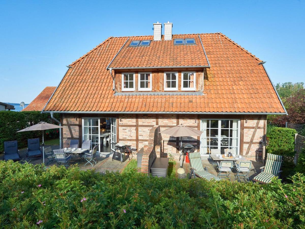 Fachwerkhaeuser Seedorf - Haushaelfte "Sophie Charlott" Mit Kamin Und Terrasse Экстерьер фото