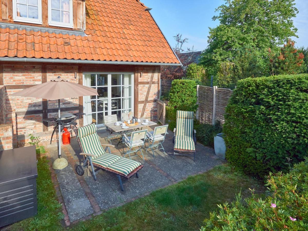 Fachwerkhaeuser Seedorf - Haushaelfte "Sophie Charlott" Mit Kamin Und Terrasse Экстерьер фото